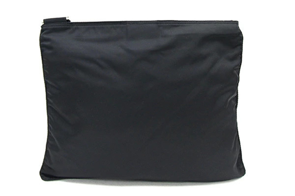 Prada Bag Gusset Shoulder Black Triangle Crossbody
